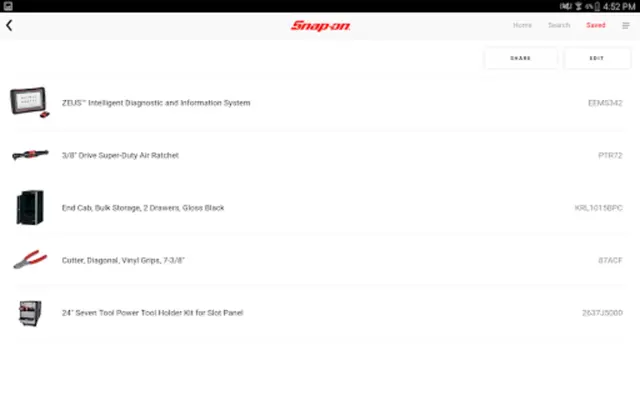 Snap-on Tools android App screenshot 4